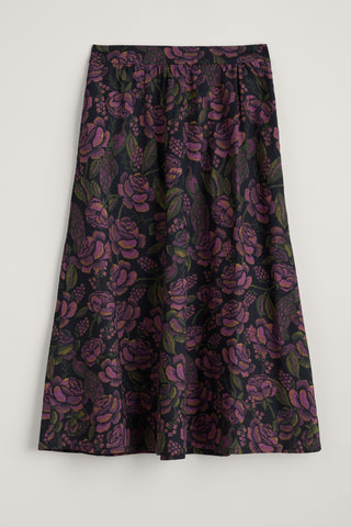 Tawny Owl Skirt Tapestry Bloom Grape