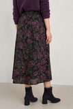 Tawny Owl Skirt Tapestry Bloom Grape