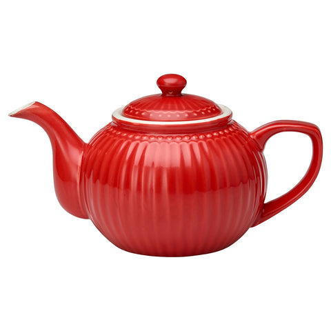 Theepot Alice red